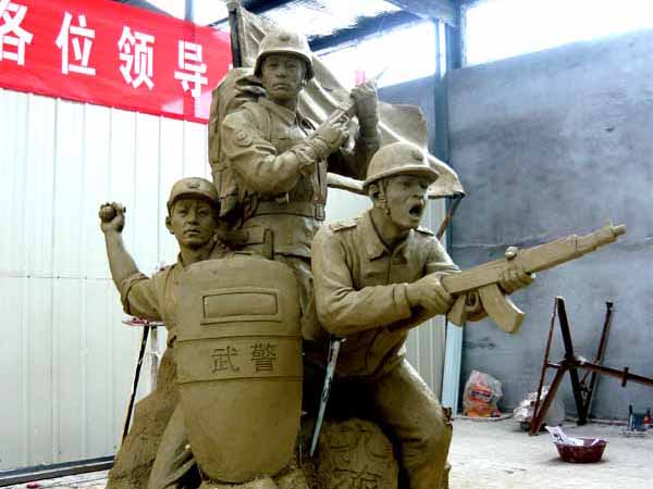 雕塑|主題雕塑|軍營雕塑